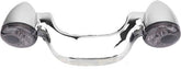 HogLights Australia Brake & Tail Lights Chrome with Smoke Lens 2014+ Touring Rear Turn Signal Lightbar with Smoke Lenses
